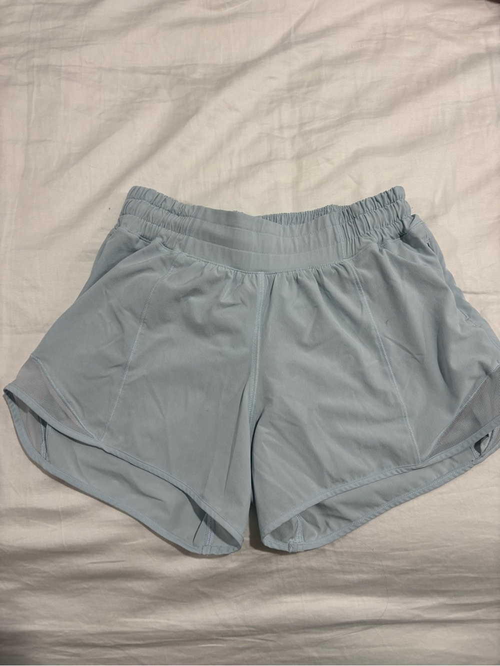 lululemon athletica Light Blue Running Shorts